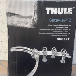 THULE Gateway 3 - Rear Mounted Bike Rack- Caries Up To 3 Bikes. Made In Sweden