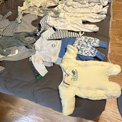 Baby Boy Cloths And Sleep Sacks, 3-6months