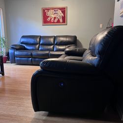 Black Sofa And Loveseat 