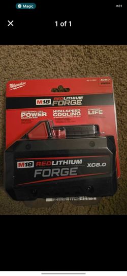 Milwaukee M18 forge battery 8.0 Pick up concord