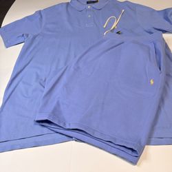 2XLT POLO SHIRT AND 2XB SHORTS SET $65 FIRM!