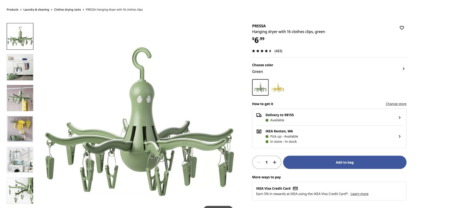 IKEA Hanger Dryer