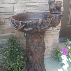 Bird Bath/ Feeder . Bebedero Para Pajaros En Jardin/patio