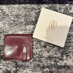 Cartier Mustde Bifold Wallet w/ Clasp