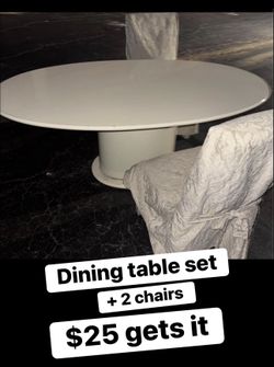 Dining table set must go today