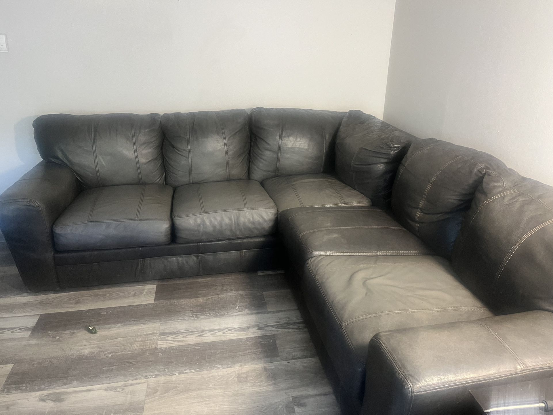 Italian Leather Sectional
