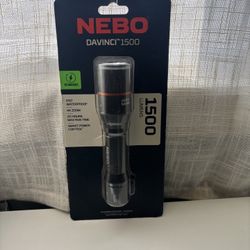 Nebo DaVinci Handheld Flashlight 1500Lumen Rechargeable and Waterproof