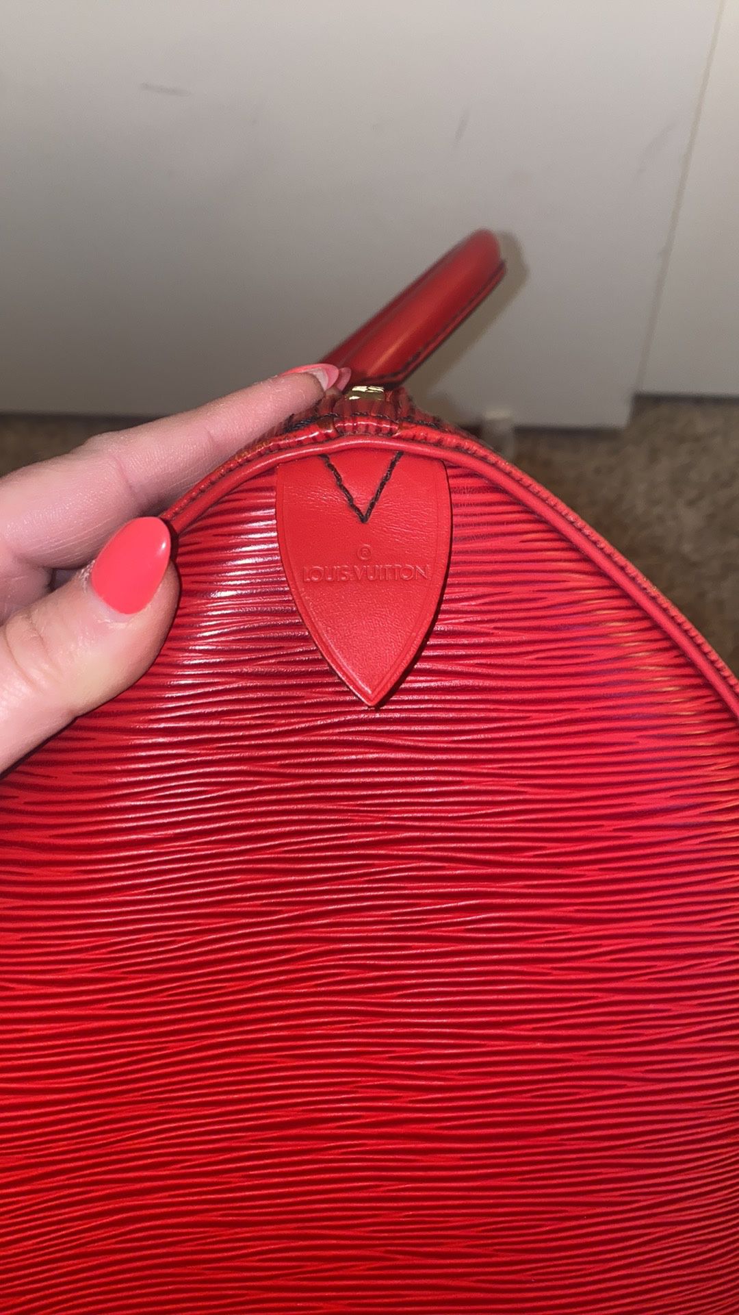 Louis Vuitton Speedy 35 Epi Red Bag for Sale in La Costa, CA