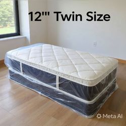 12” Twin Size Mattress Set – Medium Comfort – Available Today 🚚