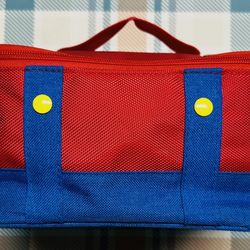 Super Mario Themed Red And Blue Carrying Bag For Nintendo Switch Fast Shipping