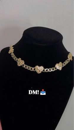 necklace stainless gold