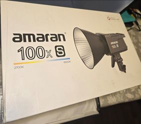 Aputure amaran 100x S Bi-Color LED Video Light, 100W Output, Bluetooth App Control, 9 Built-in Lighting Effects, DC/AC Power Supply, Ultra Silent Fan