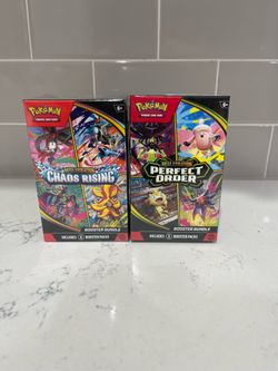 Pokemon Perfect Order/ Chaos Rising Booster Bundle