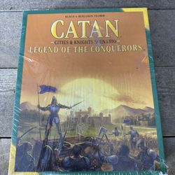 Catan Cities and Knights Scenario Legend of the Conquerors New With Box Wear
