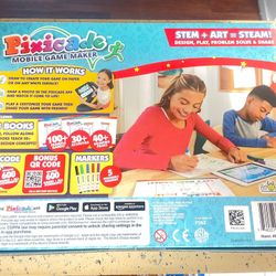 Pixicade Kid's Mobile Game Maker, Create 1200+ Virtual Games, Learn Math & Technology, Ages 6-12+
