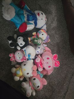 Hello Kitty plushies