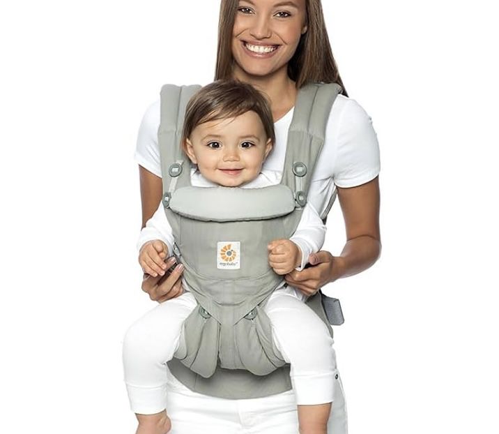 Ergobaby Omni 360 All in One Hands Free Baby Carrier 7-45lbs Pearl Gray