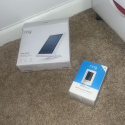 Ring Stick Up Cam With Solar Panel 