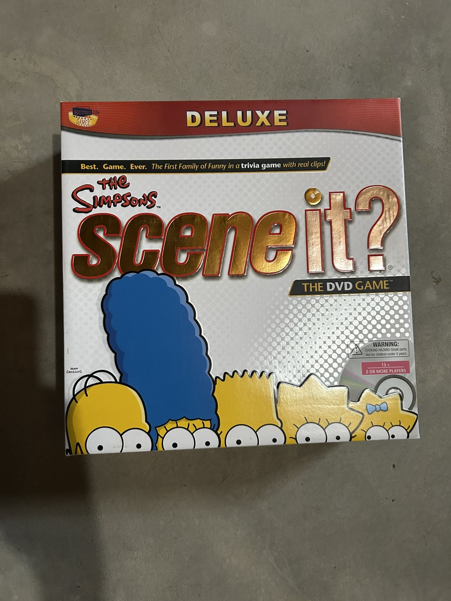 The Simpsons Scene it DVD game