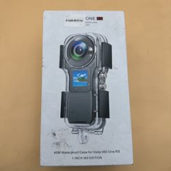 40M Waterproof Underwater Diving Housing Case Shell for Insta360° ONE RS 1-Inch