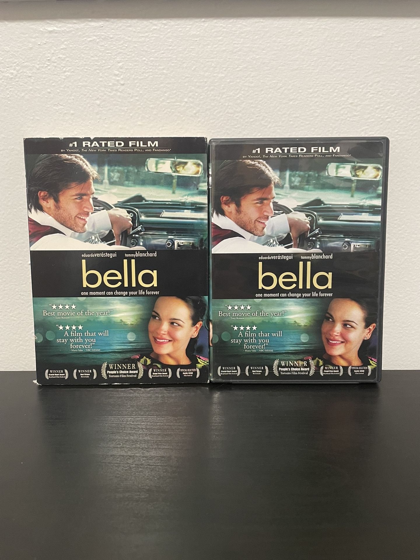Bella DVD Movie Eduardo Verastegui Tammy Blanchard w/ Slipcover Widescreen 2006
