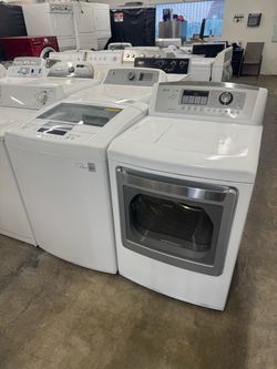 Used LG Washer and Gas Dryer Top Load