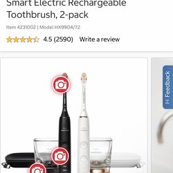 New Philips Sonicare DiamondClean Smart Electric Rechargeable Toothbrush