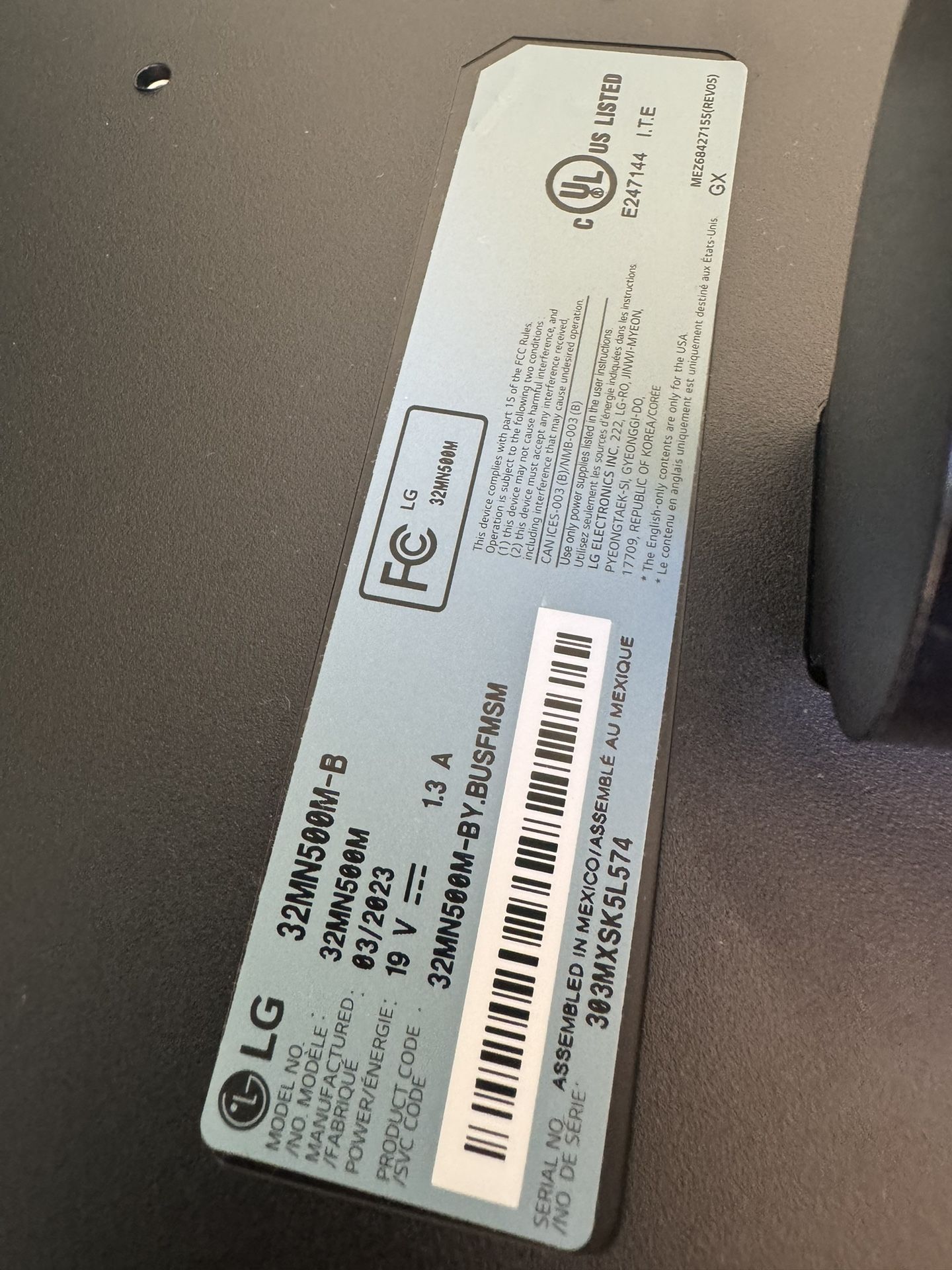 32MN500M-B LG Monitor 2023 New Model