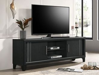 Tv stand Max tv size 75" Charcoal finish, New Especial price 