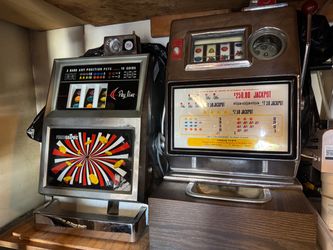 Two Vintage Slot Machines