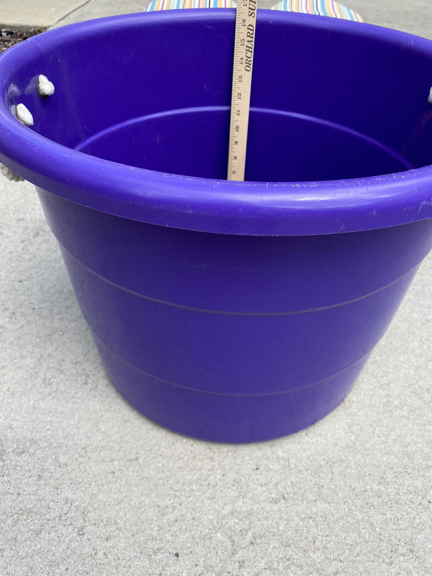 FREE Purple Bucket Bin Tub