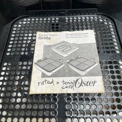 Oster Countertop Electric Grill-PLEASE READ description re “Bundled Pricing“