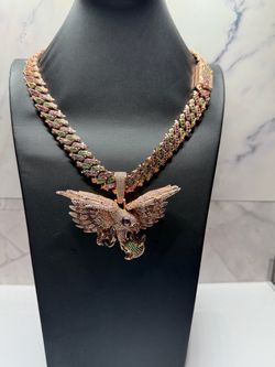 🦅 Custom Eagle Monaco Cuban Chain