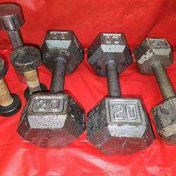 DUMBBELL SET (6 PIECE)