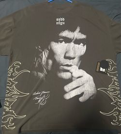 Darc Sport x Bruce Lee "Don't Think, Feel!" Premium Tee – Large (Wolf Gray)