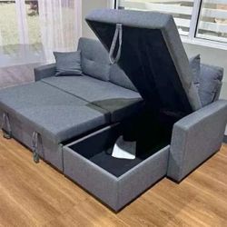 New Sectional Sleeper In Box 📦 Finance Available No Credit Needed 