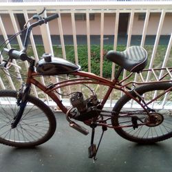 Beach Cruiser Motor Bike!!! 40 Miles Work's 💯% 