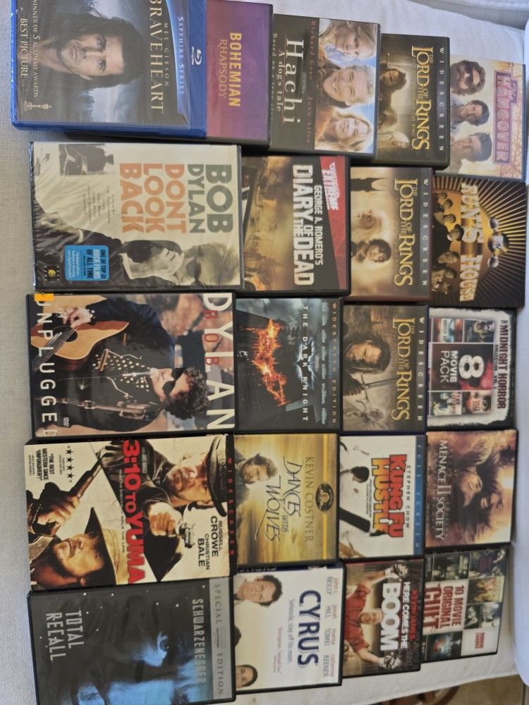 Various Movies (DVD & Blu Ray)