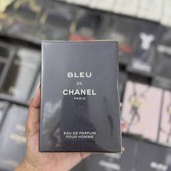 Best Gift! Chanel Bleu Luxury Men’s Cologne, 100ml, Brand New With Box And Bag!