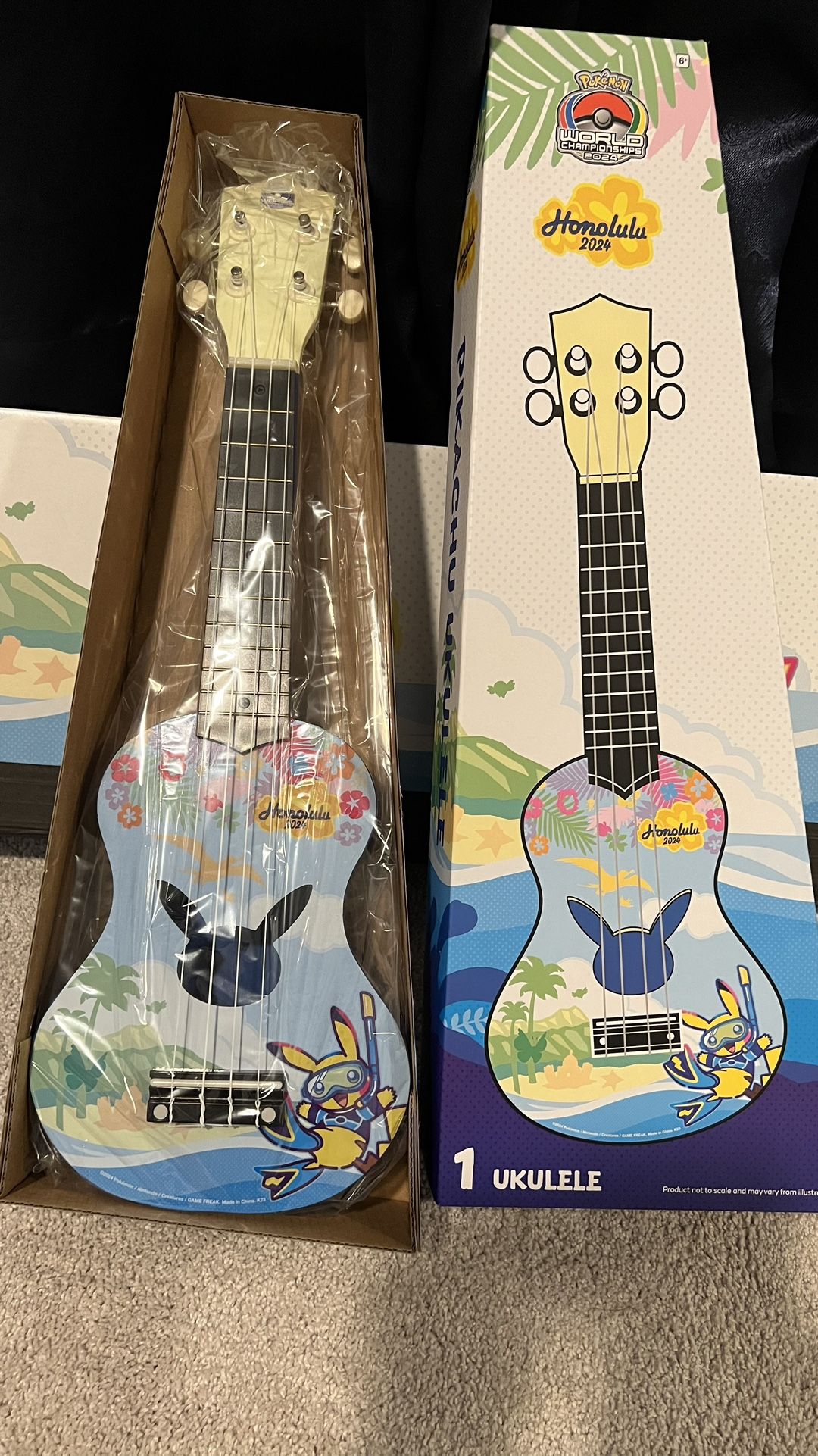 Honolulu Pokemon World Championship 2024/ Exclusive Pikachu Ukulele