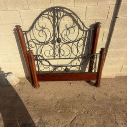 Rod Iron Queen Bed Frame