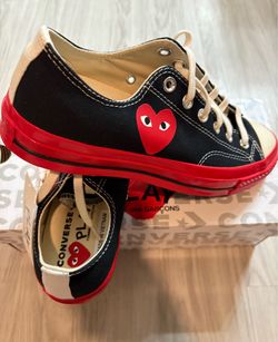 Converse x Comme des Garçons PLAY Chuck Taylor 70 Low Top Red Sole