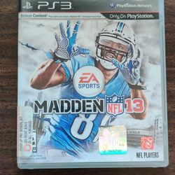 PS3 Madden 13 EA sports disk