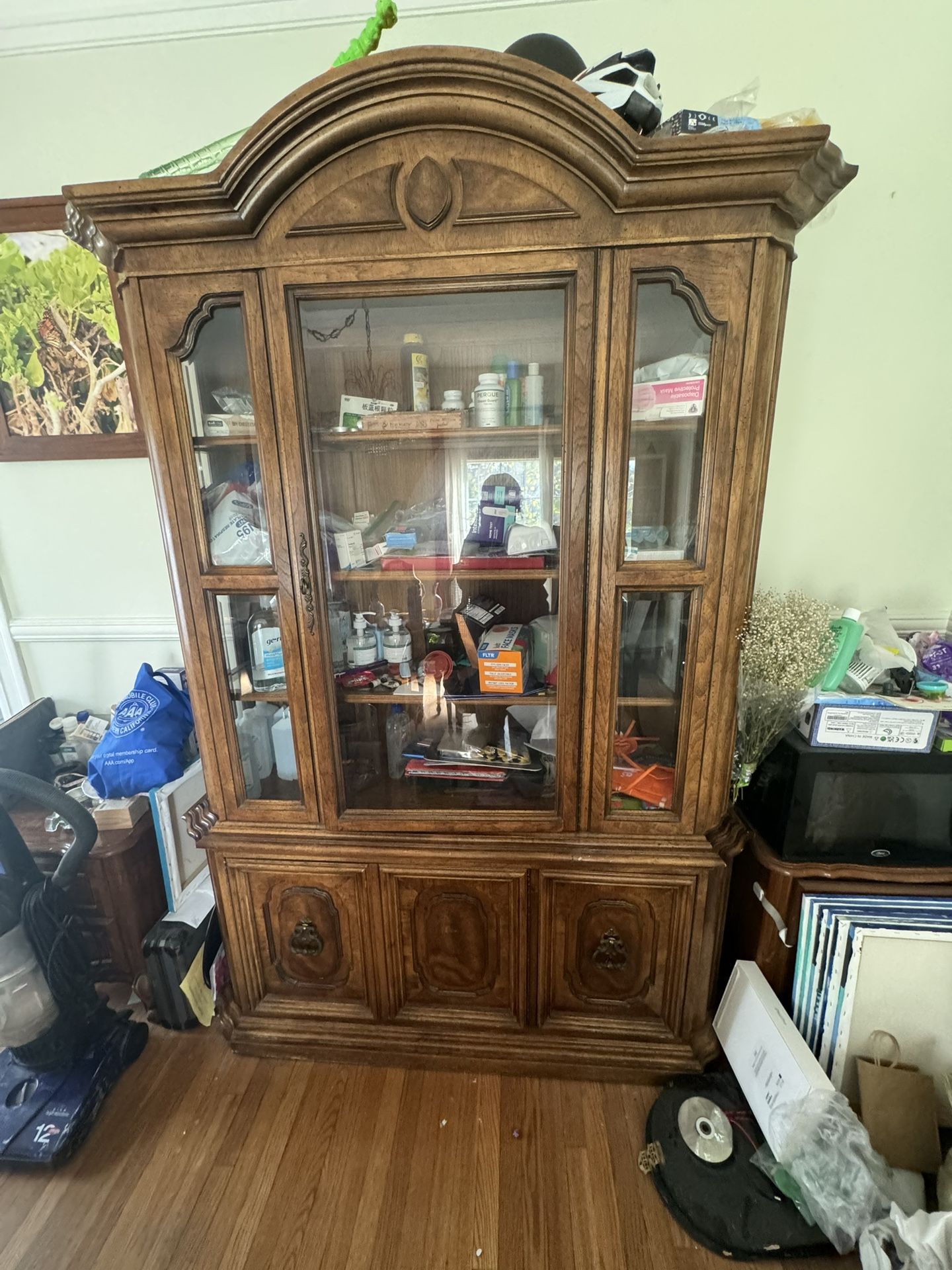 Antique wood shelf 