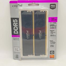 Crucial Pro Overclocking 32GB (2 x 16GB) DDR5-6000 PC5-48000  RAM KIT