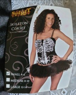 Spirit Halloween Skeleton Corset