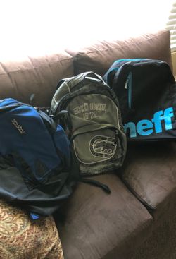 3 back packs