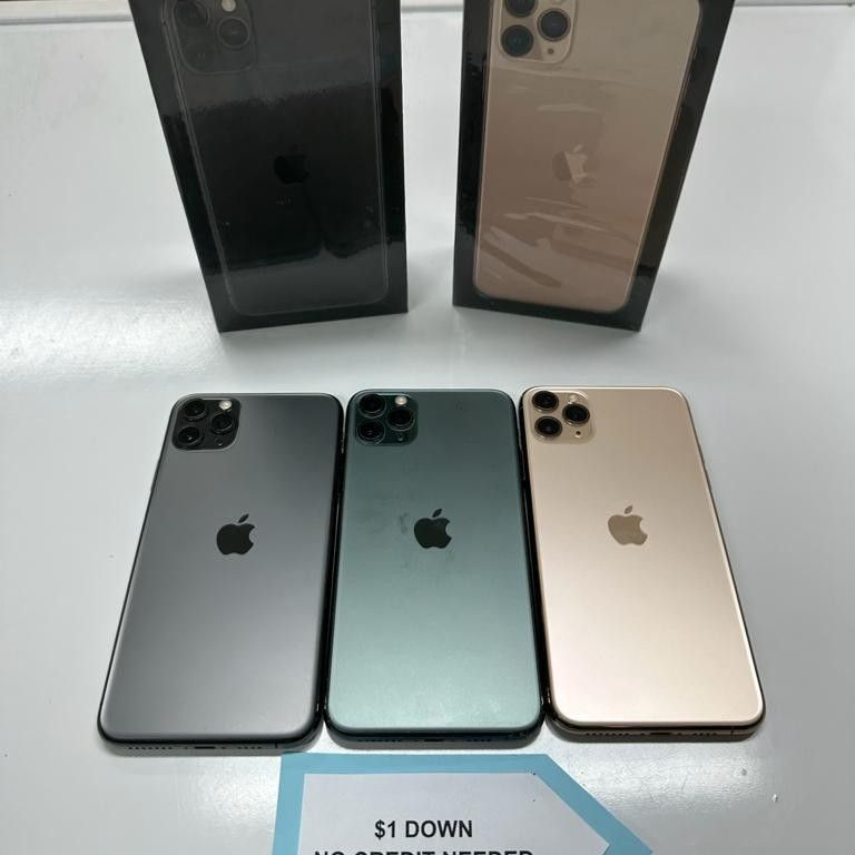 Apple Iphone 11 Pro Max -PAYMENTS AVAILABLE FOR AS LOW AS $1 DOWN - NO CREDIT NEEDED