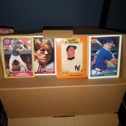Box of Baseball/MLB Cards  (Box Size 10x12)
