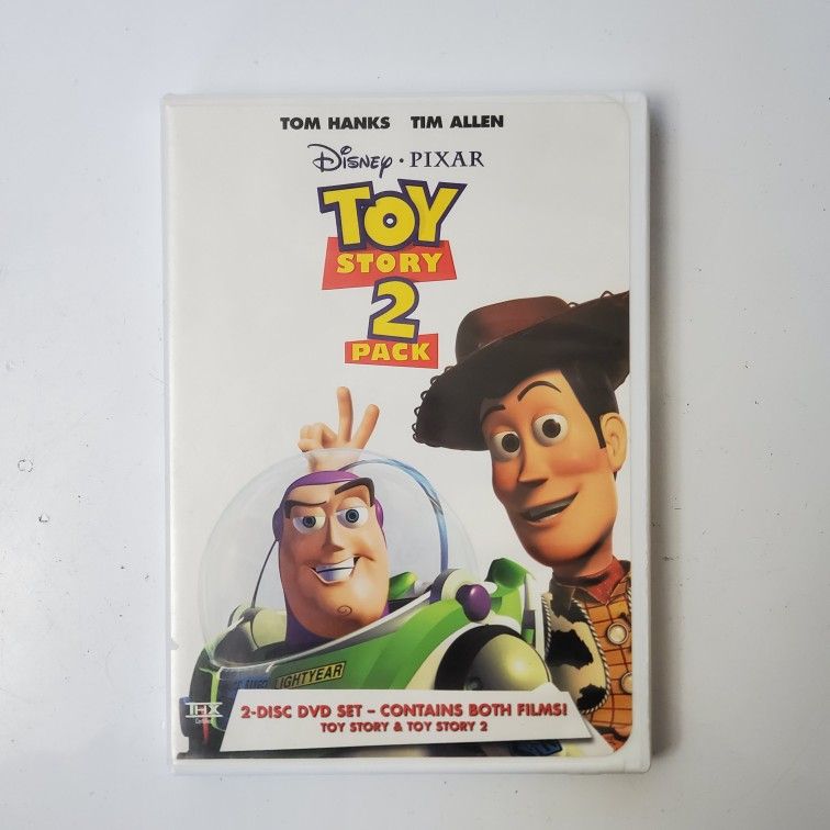 Toy Story & Toy Story 2 DVD 2 Disc Set Tom Hanks Tim Allen Woody Buzz Brand New